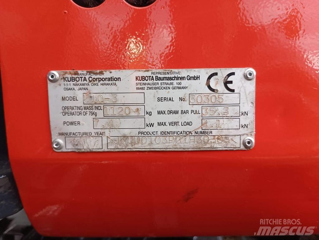 Kubota U 10 Мини-экскаваторы