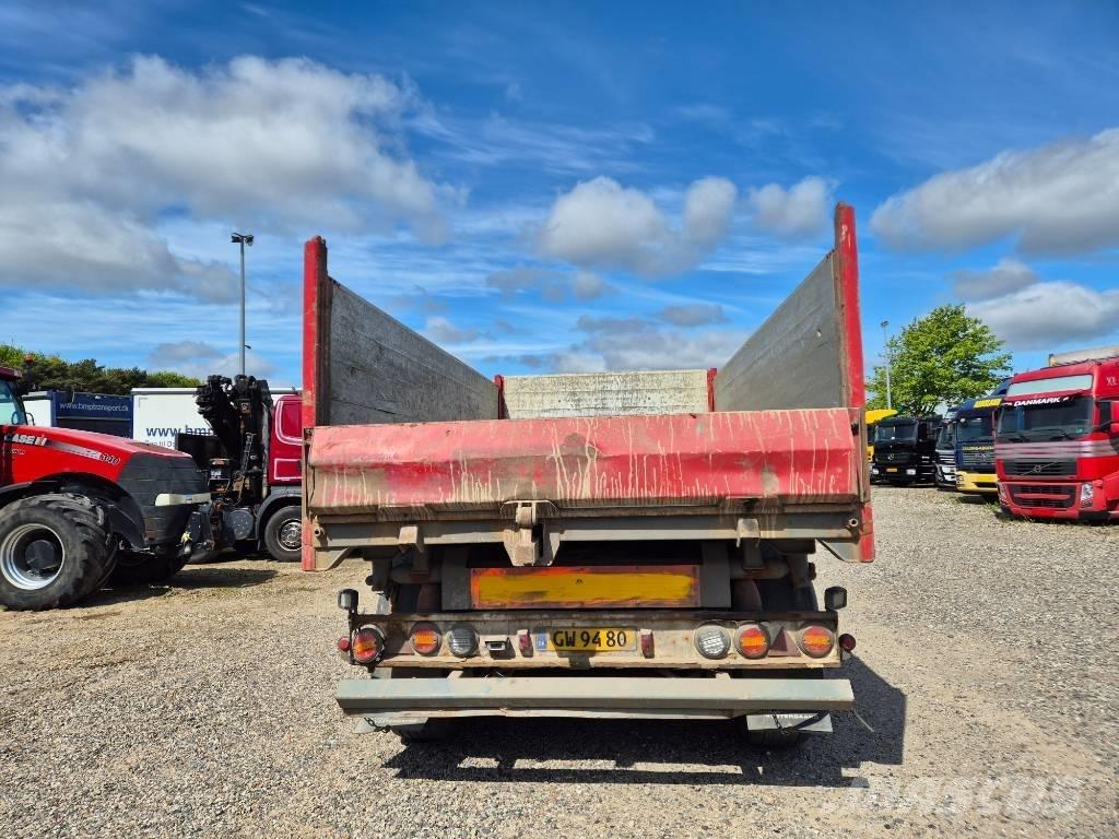 Nopa 3 axle tipper Самосвальные прицепы