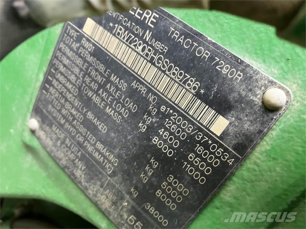 John Deere 7290R Трактора