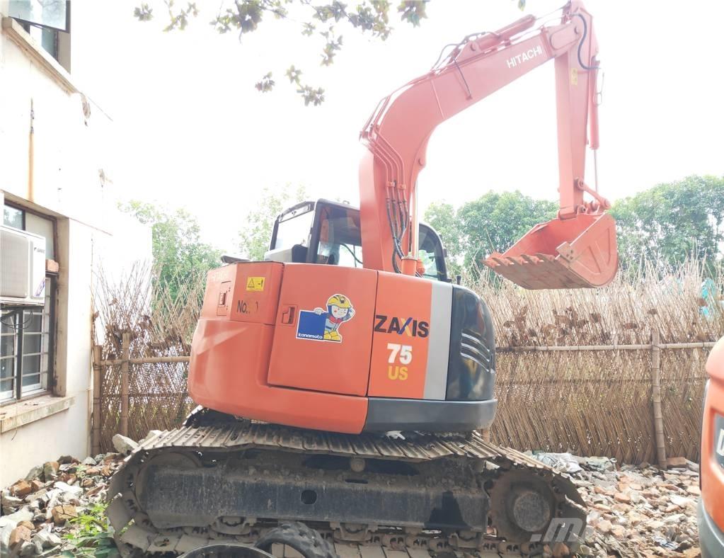 Hitachi ZX75US-3 Малые экскаваторы 7т-12т