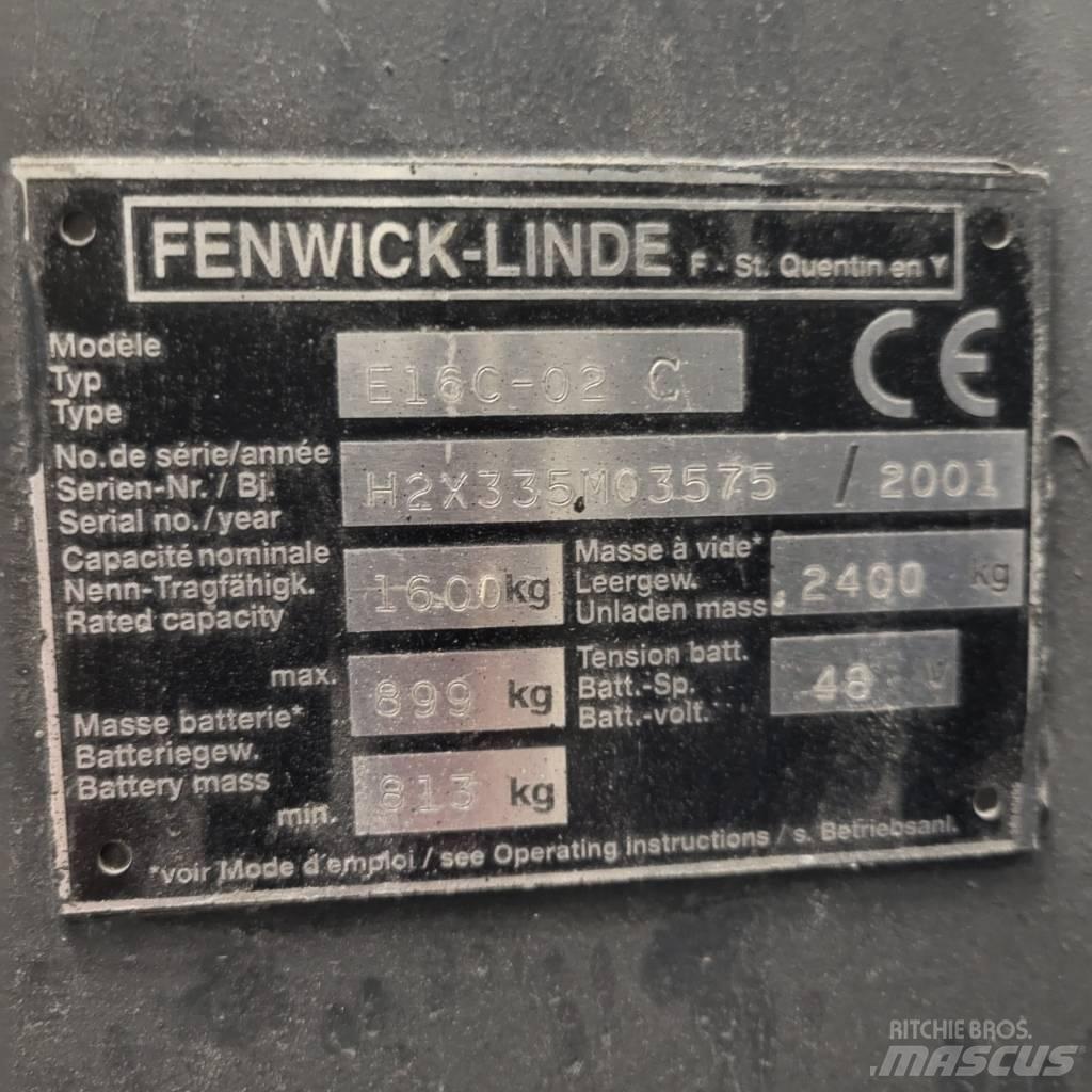 Linde E16C-02 Электропогрузчики