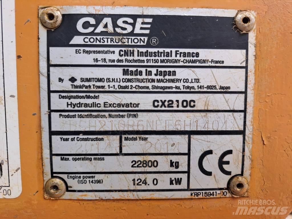 CASE CX 210 C Гусеничные экскаваторы