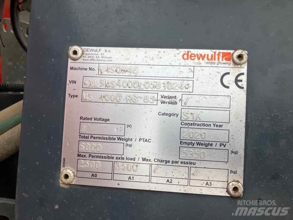Dewulf MS4000 Картофелесажалки