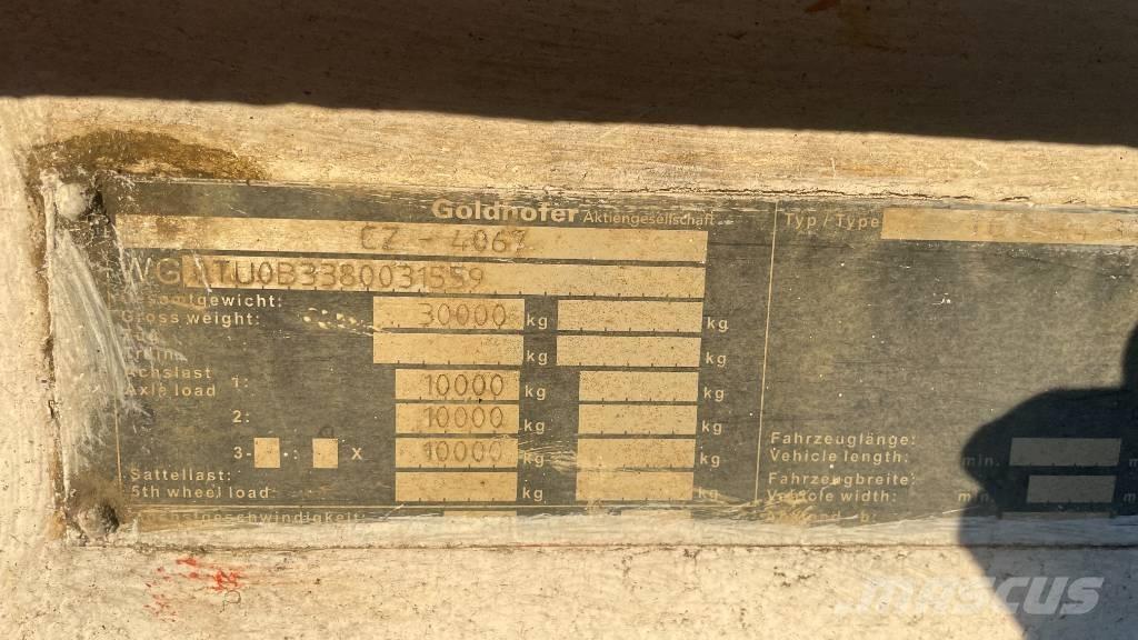 Goldhofer TU 3- 24/80 Низкорамные прицепы