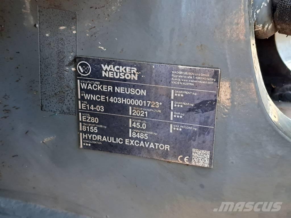 Wacker Neuson EZ 80 Гусеничные экскаваторы
