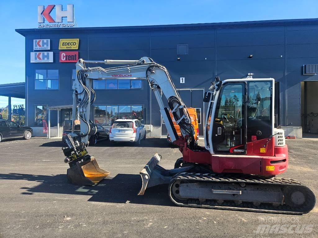 Takeuchi TB 280 FR Малые экскаваторы 7т-12т