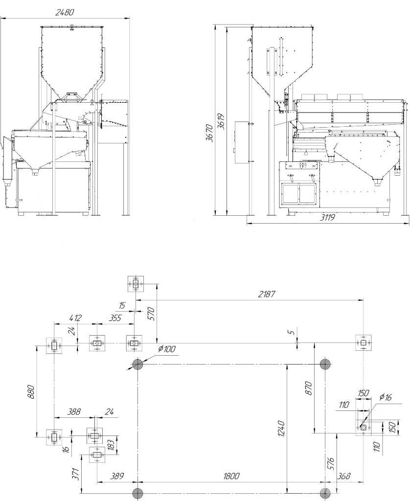  4 GRAIN MVS-5 Сортировочное оборудование