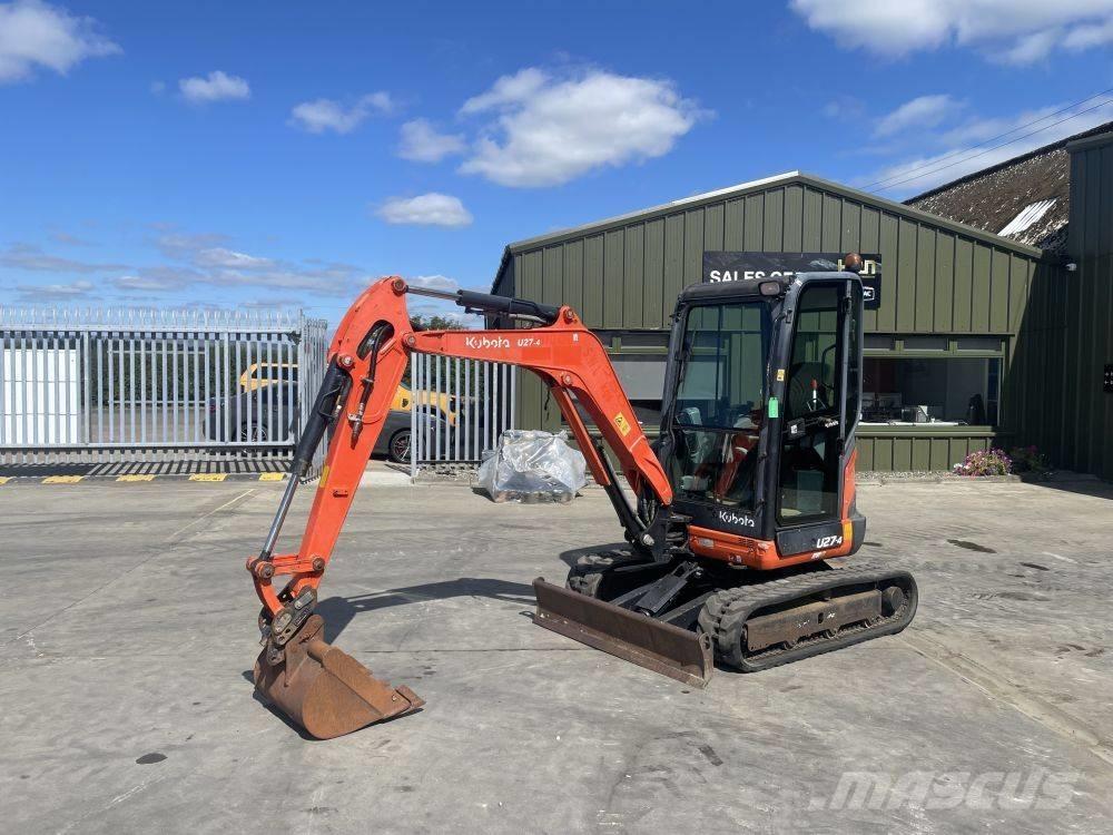 Kubota U 27-4 Мини-экскаваторы