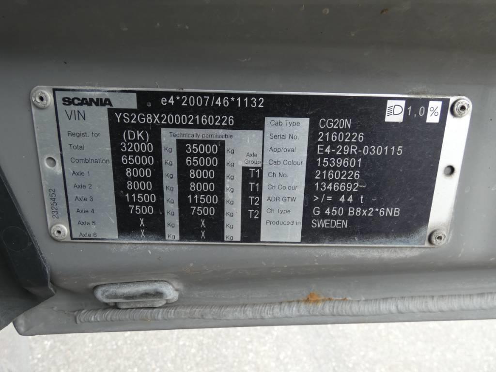 Scania G 450 Шасси с кабиной