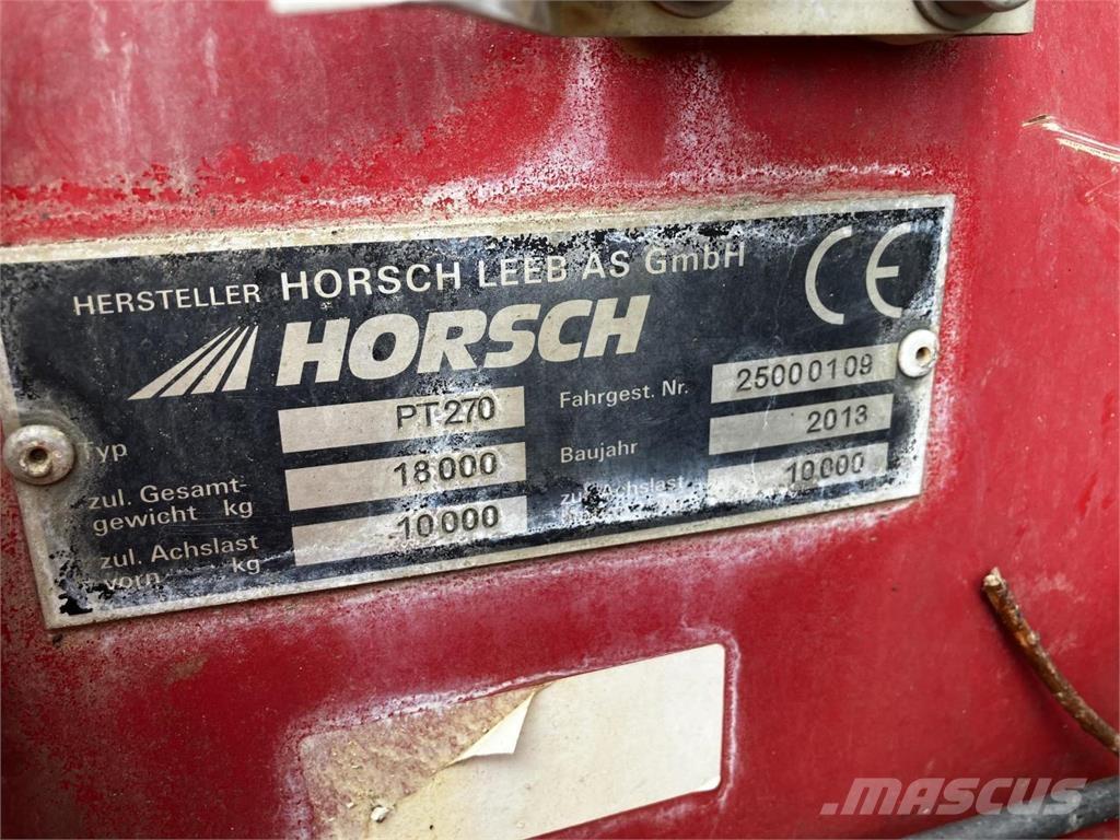 Horsch PT 270 Прицепные опрыскиватели