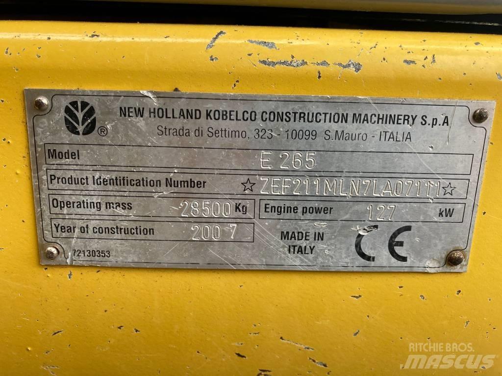 New Holland E 265 LC Гусеничные экскаваторы