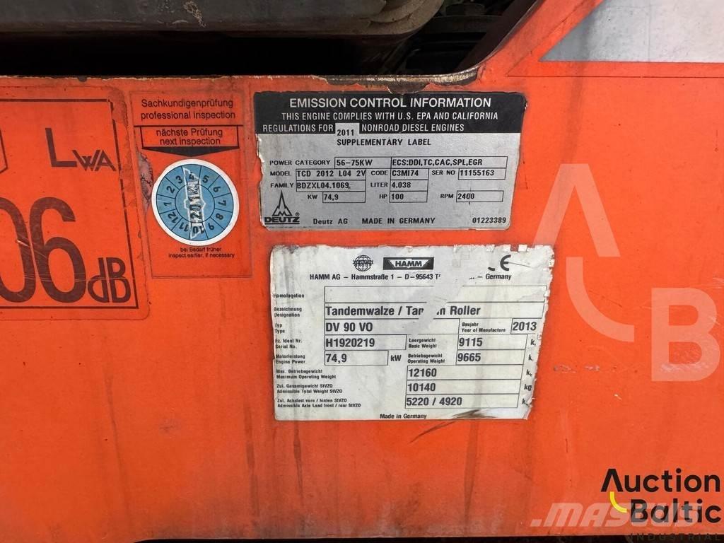 Hamm DV 90 VO Другие дорожные катки