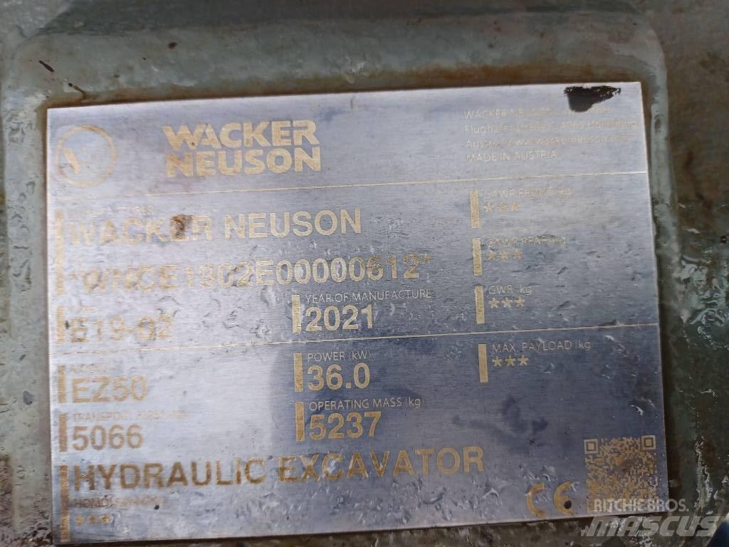Wacker Neuson EZ50 Гусеничные экскаваторы