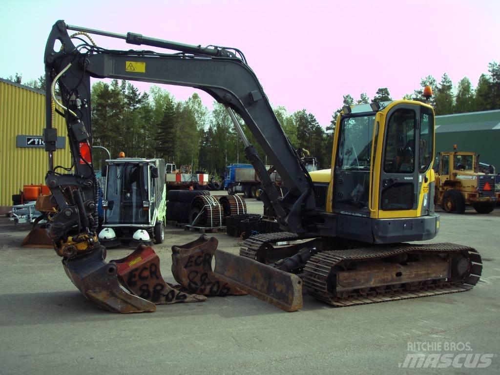 Volvo ECR 88 Малые экскаваторы 7т-12т