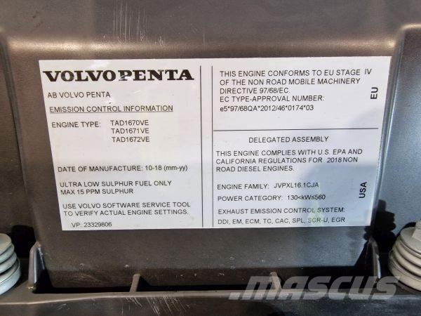 Volvo TAD1672VE Двигатели