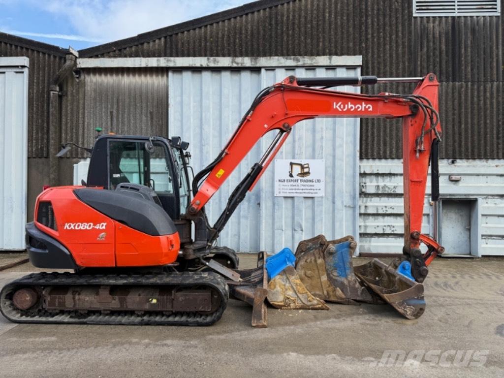 Kubota KX 080 Малые экскаваторы 7т-12т