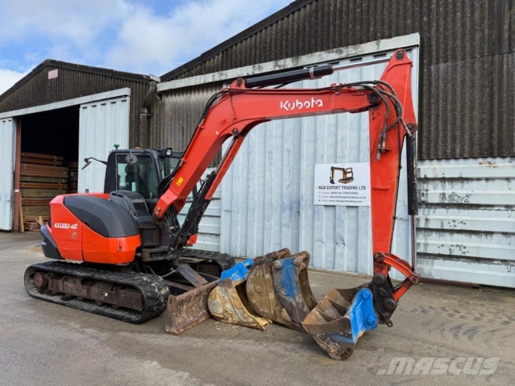 Kubota KX 080 Малые экскаваторы 7т-12т