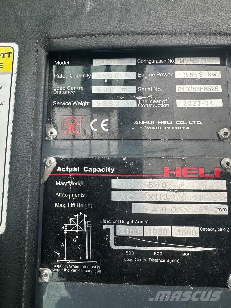 Heli CPCD 35 Дизельные погрузчики