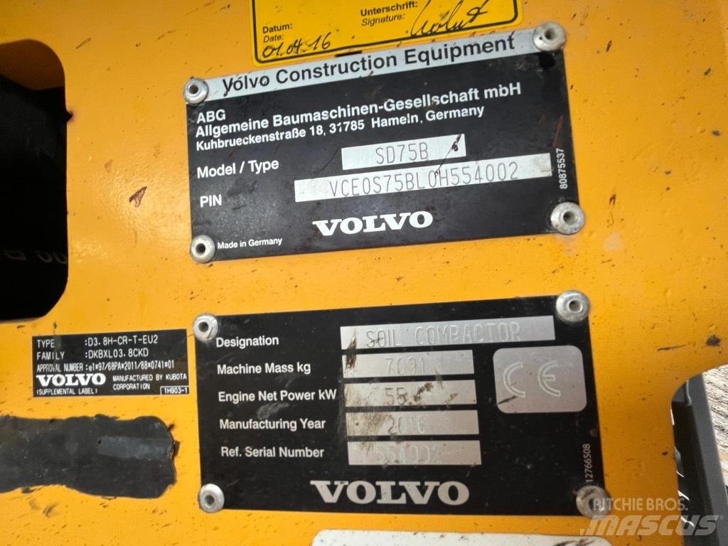 Volvo SD 75 Грунтовые катки