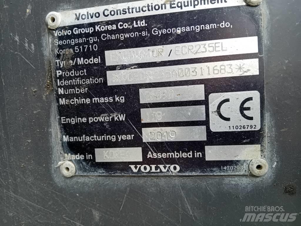 Volvo ECR235EL Гусеничные экскаваторы