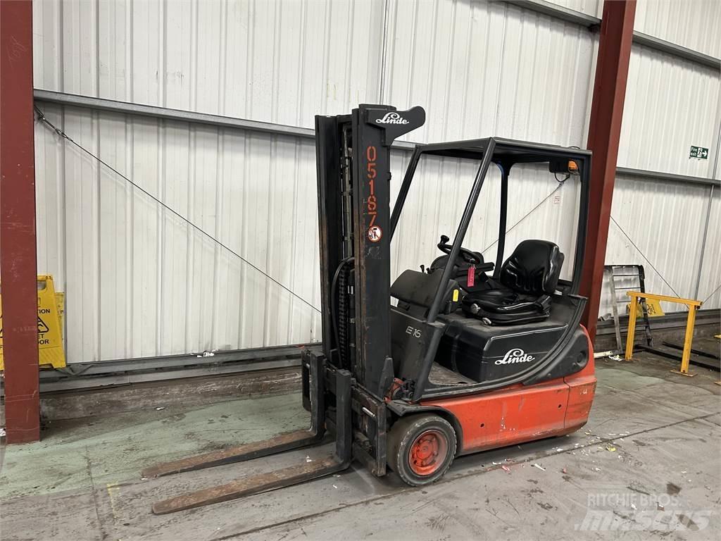 Linde E16C-02 Электропогрузчики