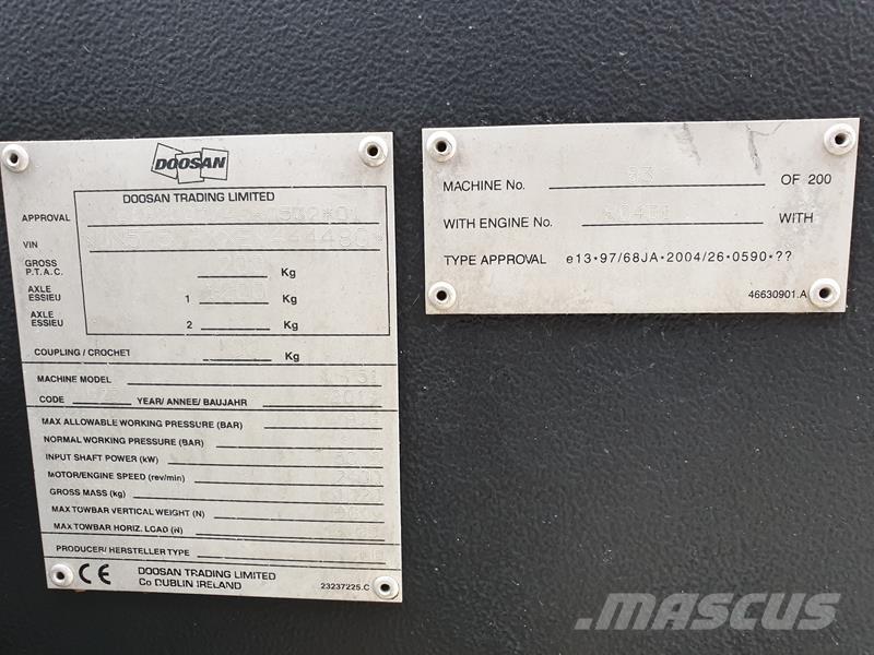 Doosan 7 / 51 Воздушные компрессоры