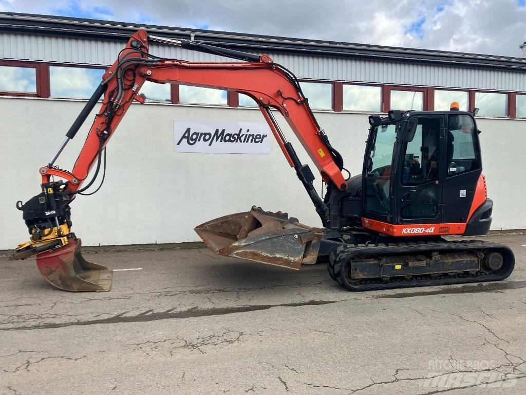 Kubota KX 080-4 Малые экскаваторы 7т-12т