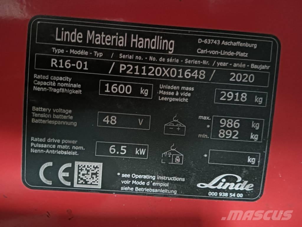 Linde R 16 Ричтраки