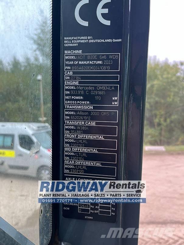 Bell B 20 Шарнирно-сочленённые самосвалы