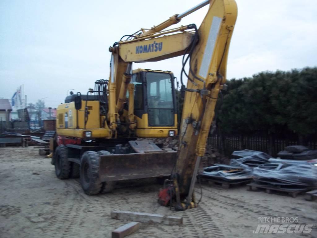 Komatsu PW 180-7 Колёсные экскаваторы