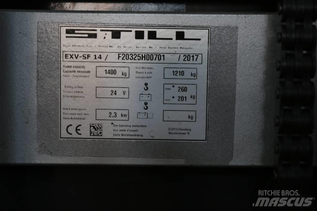 Still EXVSF14 Ручные штабелёры с электроподъёмом