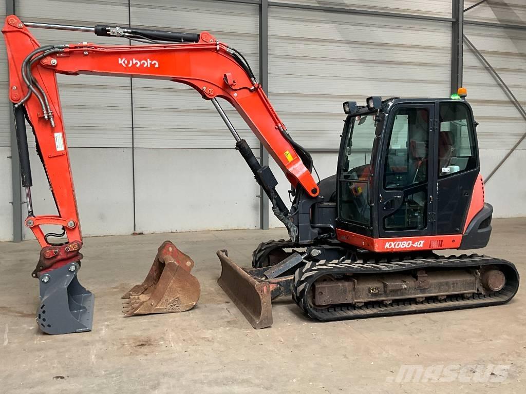 Kubota KX 080-4 A Малые экскаваторы 7т-12т