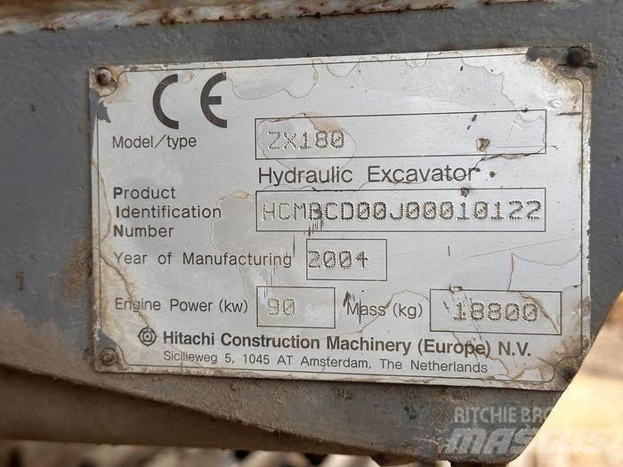 Hitachi ZX180 Специальные экскаваторы