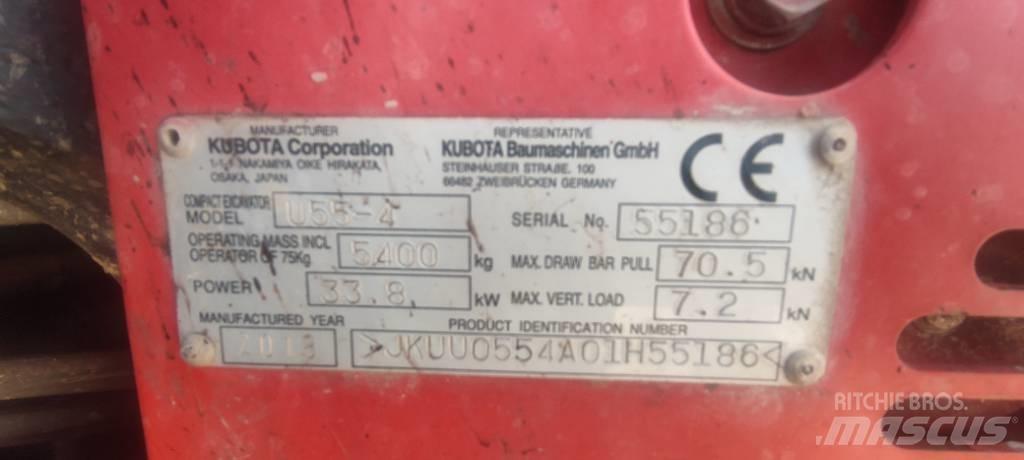 Kubota U 55-4 Мини-экскаваторы