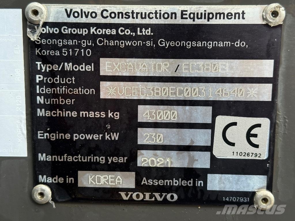 Volvo EC 380 EL Гусеничные экскаваторы