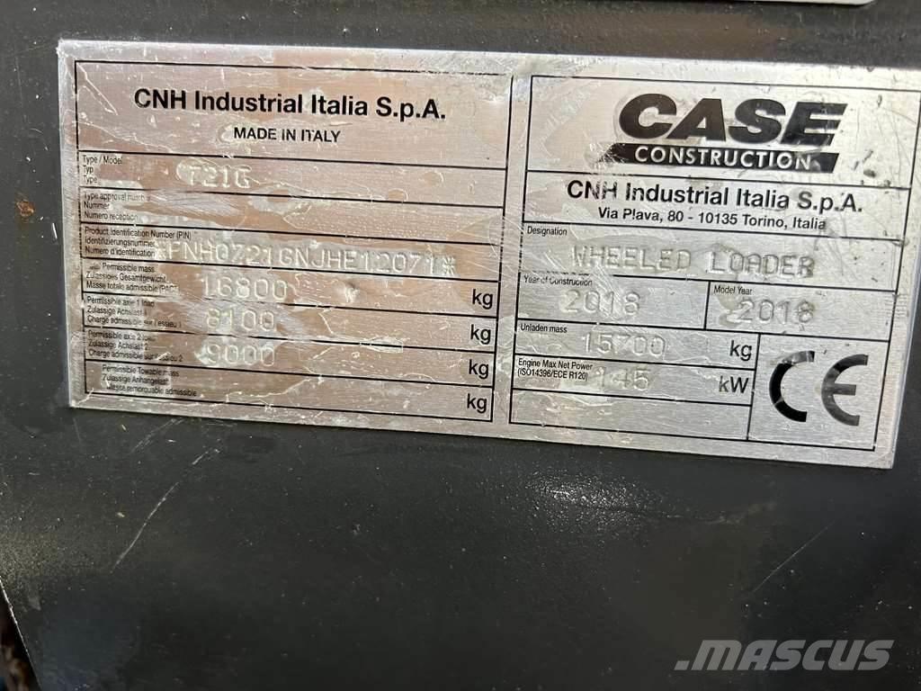 CASE 721G XR Фронтальные погрузчики