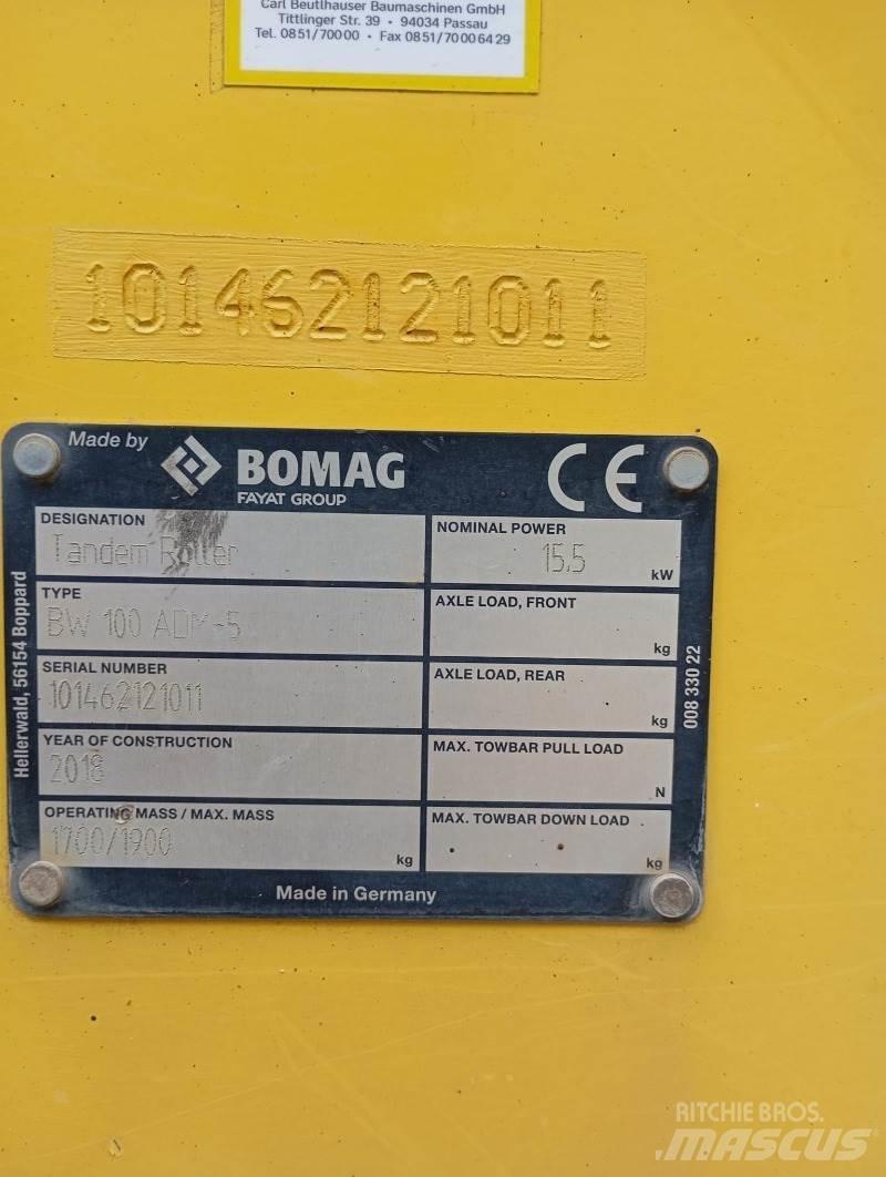 Bomag BW 100 ADM-5 Виброплиты и вибротрамбовки