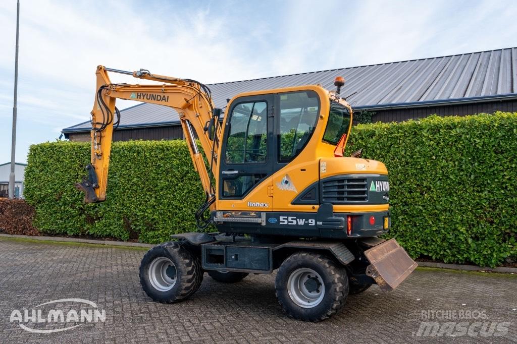 Hyundai R55W-9A Колёсные экскаваторы