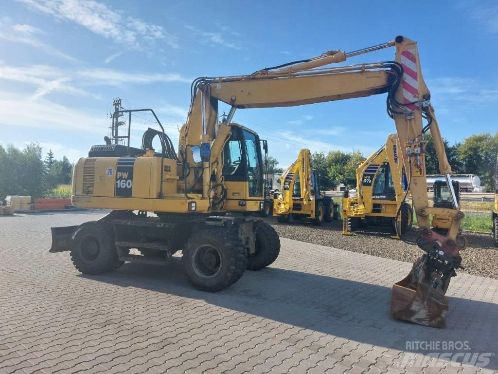 Komatsu PW160-8 Колёсные экскаваторы
