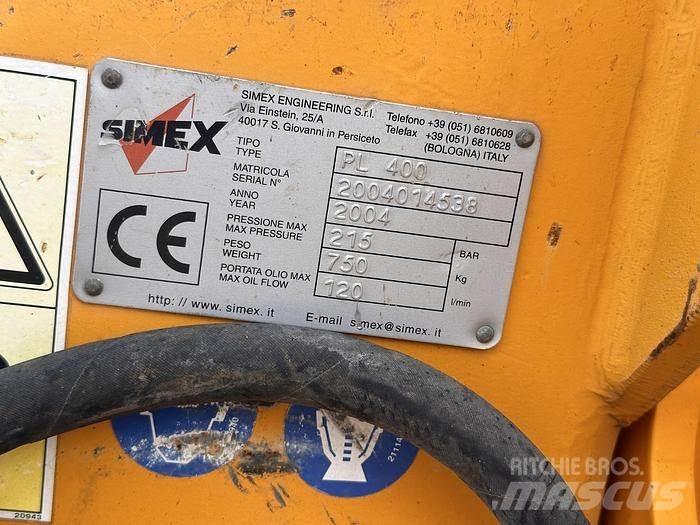 Simex PL400 Навесные фрезы