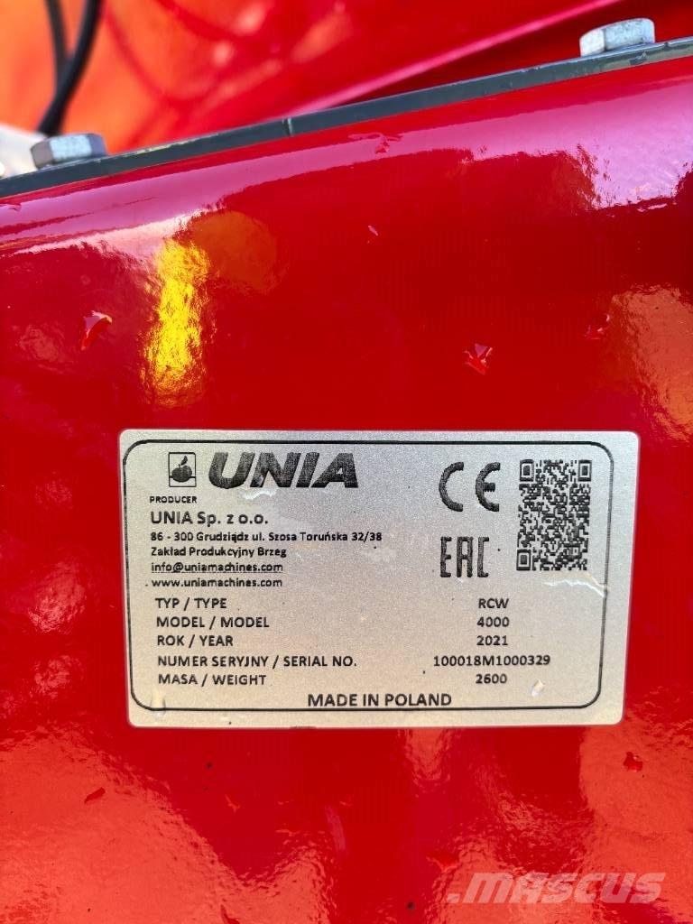 Unia RCW Разбрасыватели минеральных удобрений
