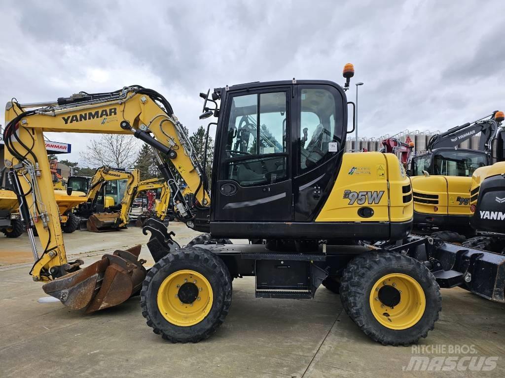 Yanmar B 95 W Колёсные экскаваторы