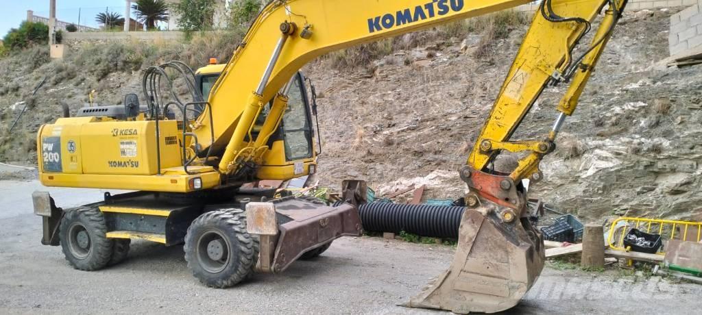 Komatsu PW 200-7 Колёсные экскаваторы