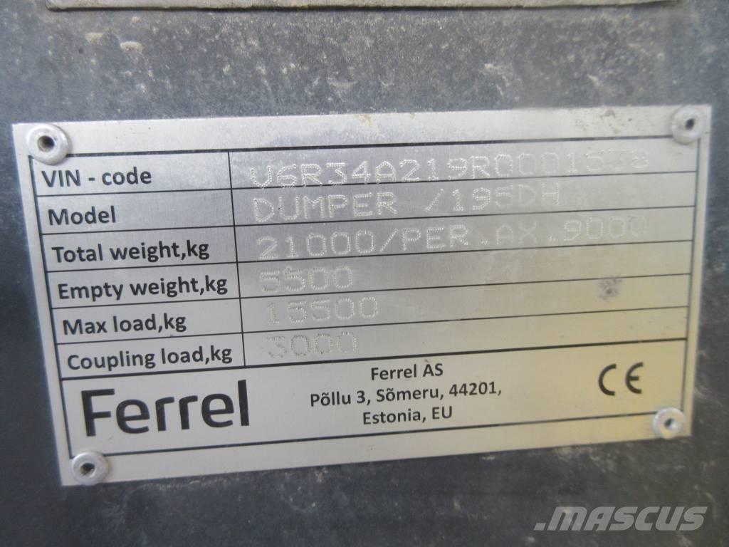 Ferrel 195 DH Тракторные самосвальные прицепы