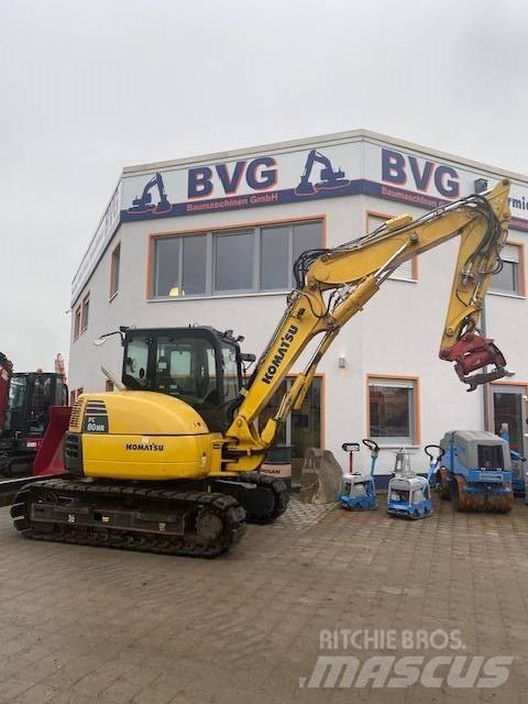 Komatsu PC80MR-3 Малые экскаваторы 7т-12т
