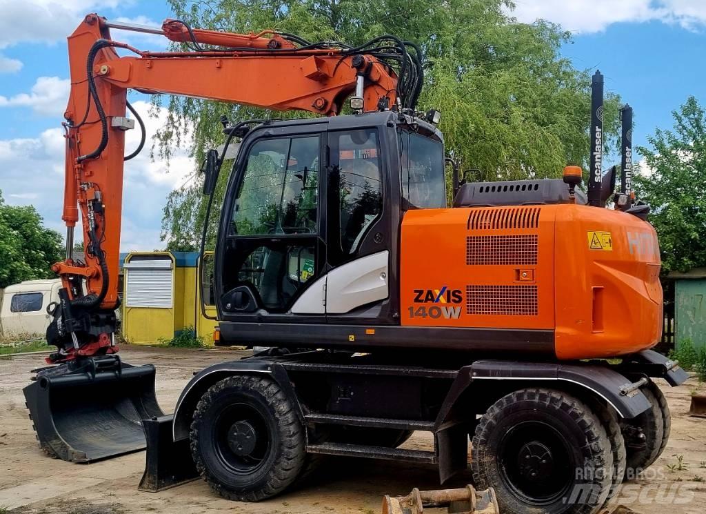 Hitachi 140W Колёсные экскаваторы