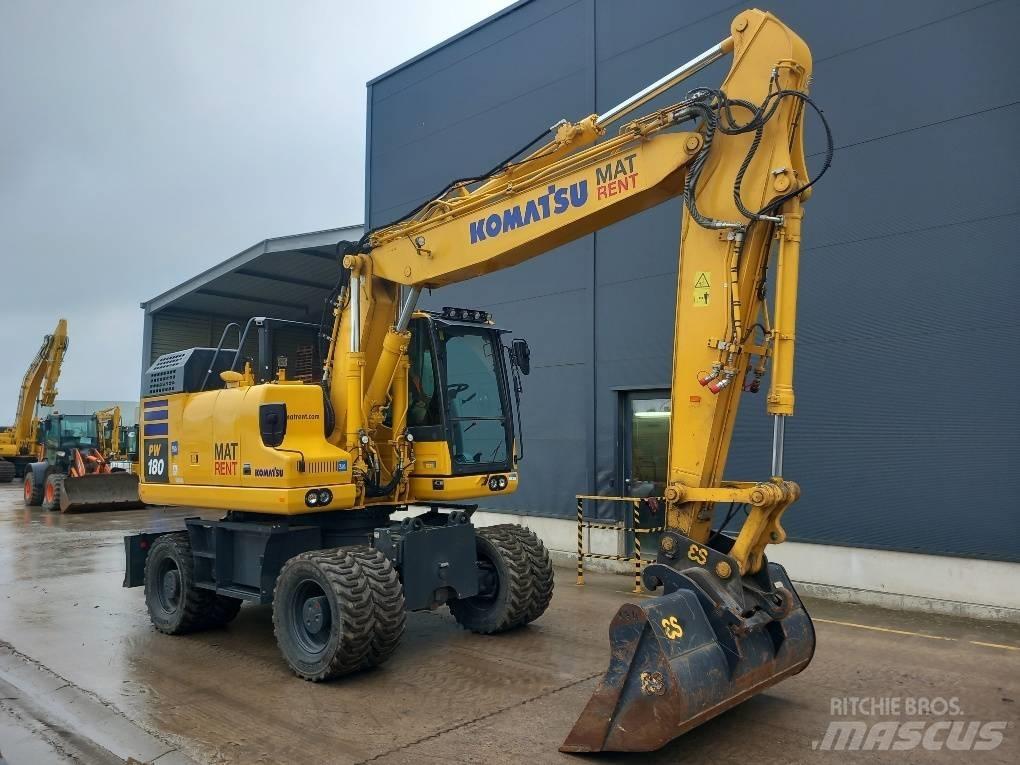 Komatsu PW180-11E0 Колёсные экскаваторы