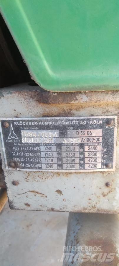 Deutz-Fahr D 5506 Трактора