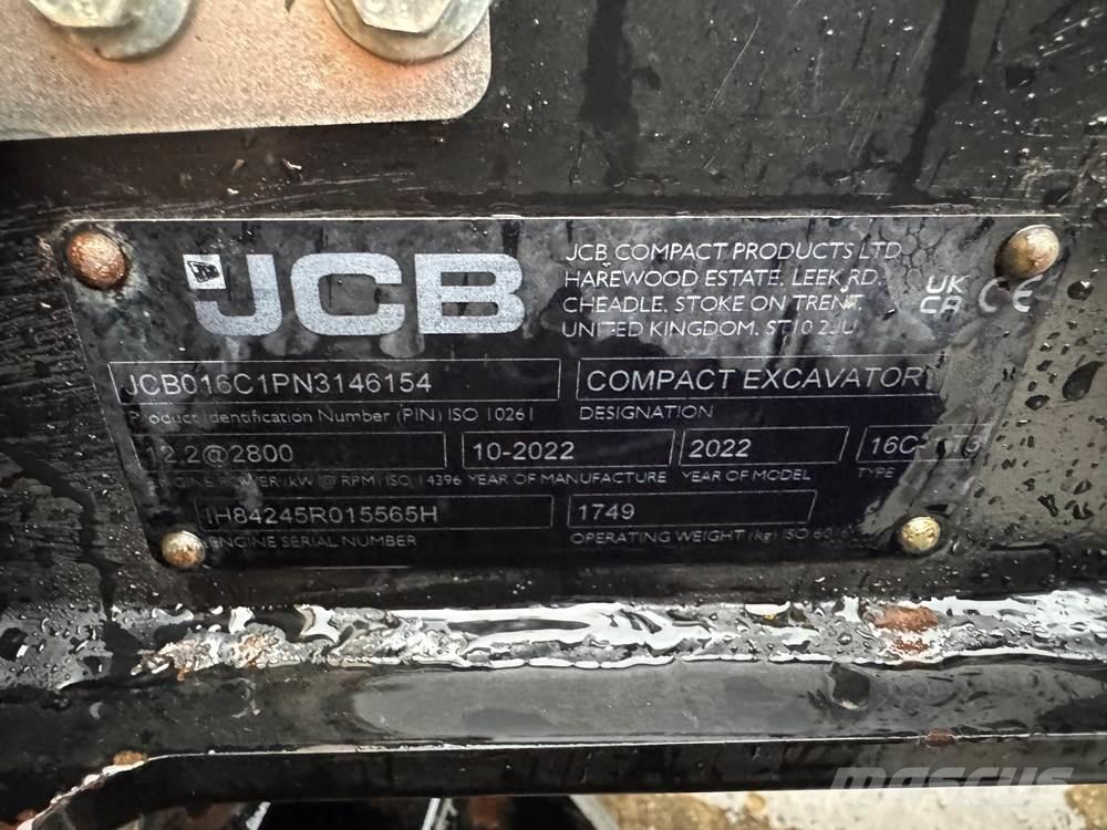 JCB 16C-1 Мини-экскаваторы