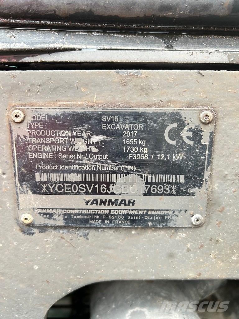 Yanmar SV 16 Мини-экскаваторы